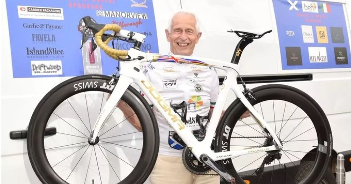 Scots grandfather completes incredible 200-mile cycling fundraiser