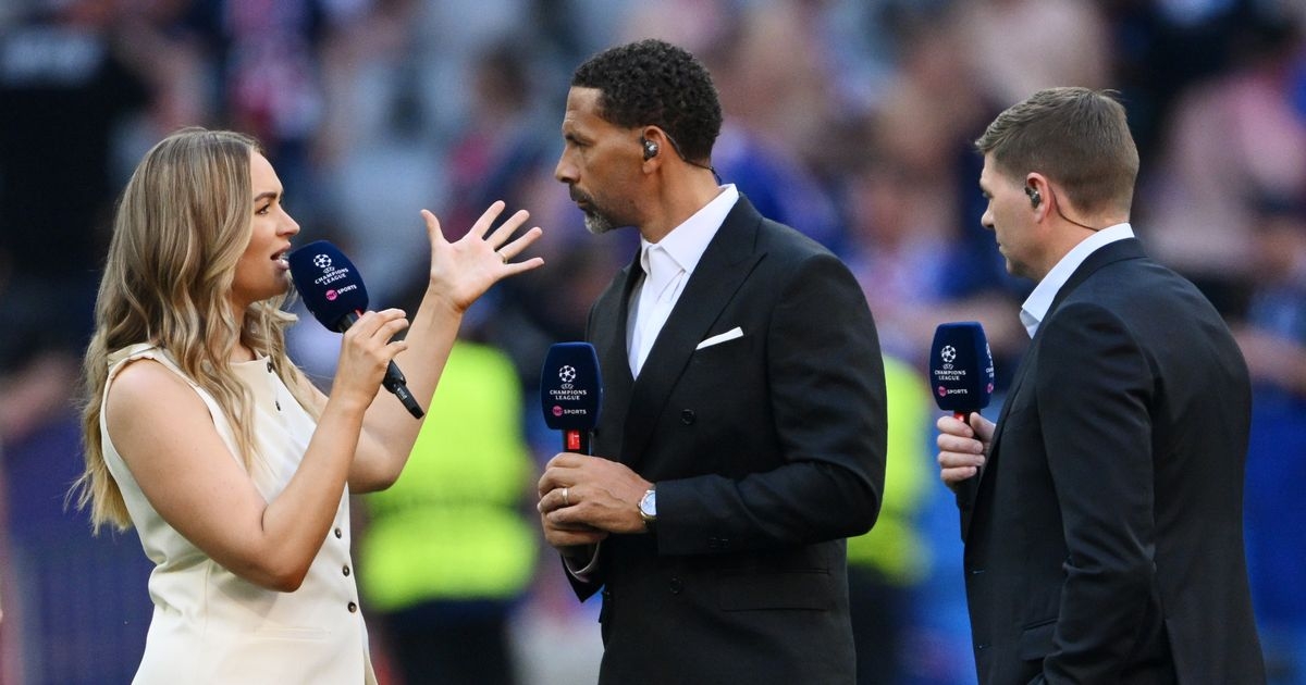 Laura Woods screams 'F****** hell Rio!' as presenter chins Ferdinand for hilarious TV gaffe