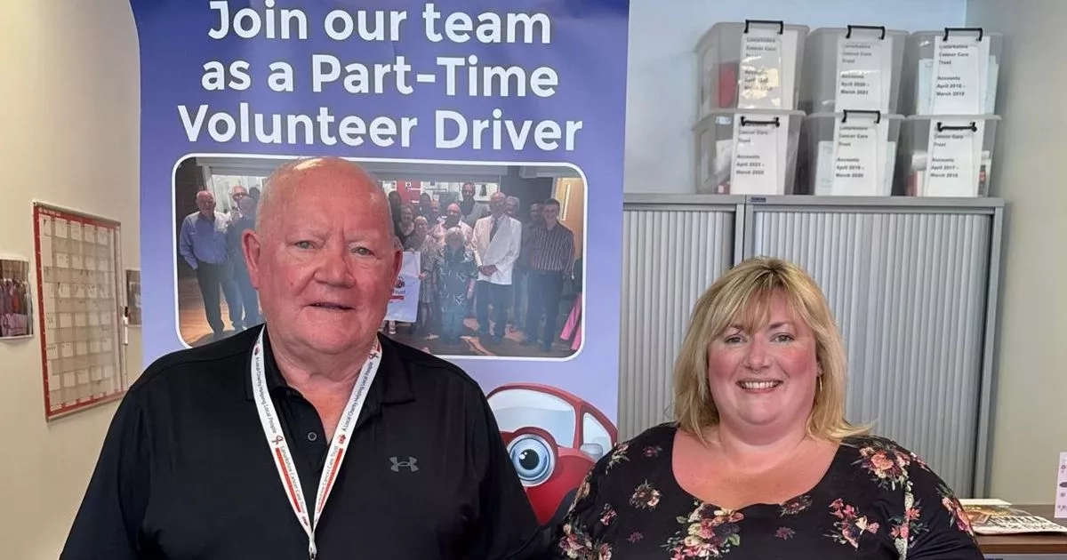 Praise for cancer charity based in Wishaw with team of over 120 volunteer drivers