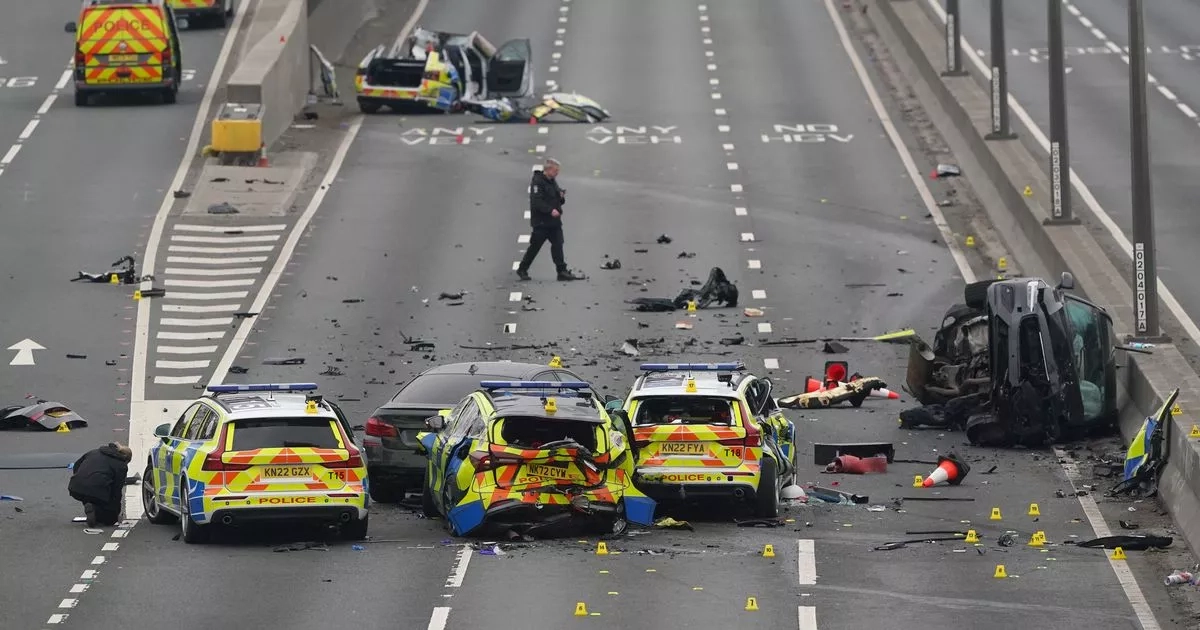 Man appears in court over A1 crash which hospitalised seven police officers