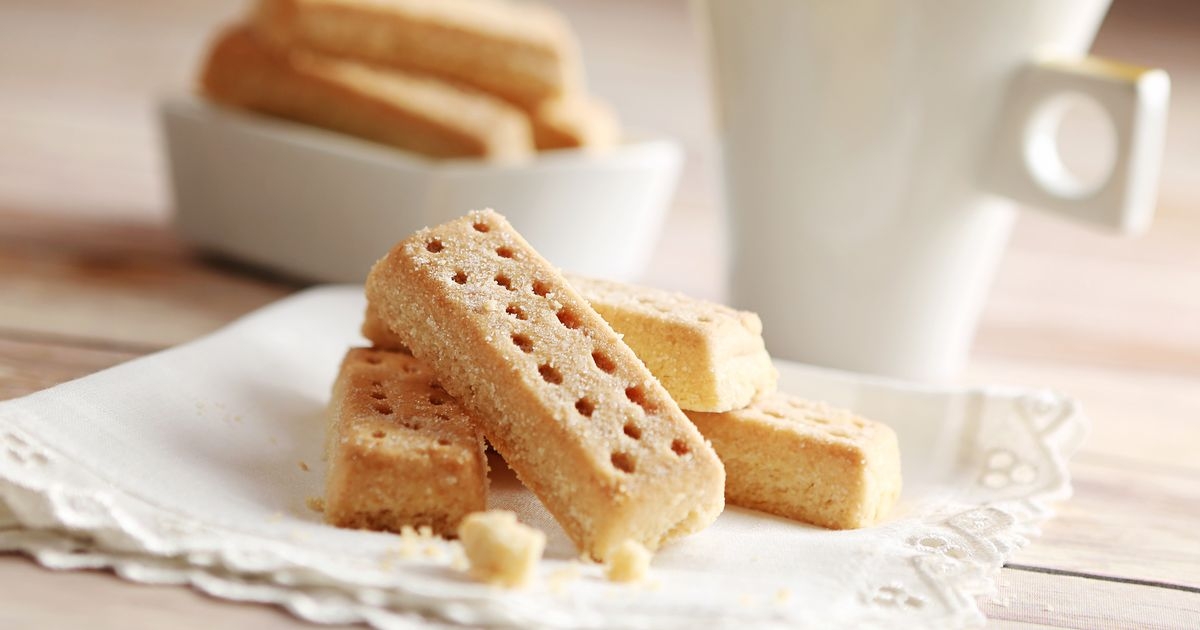 Easy and tasty three ingredient shortbread recipe ready in just over half an hour