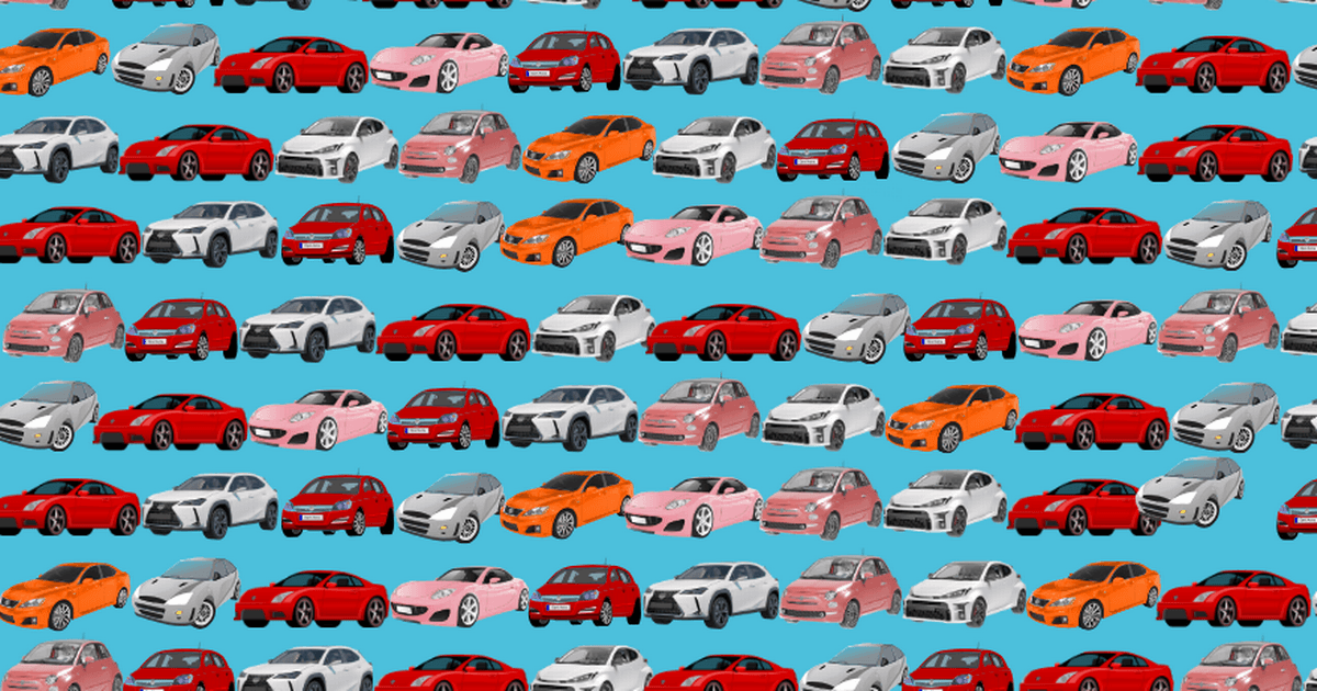 You're a genius if you can spot the convertible in under 15 seconds