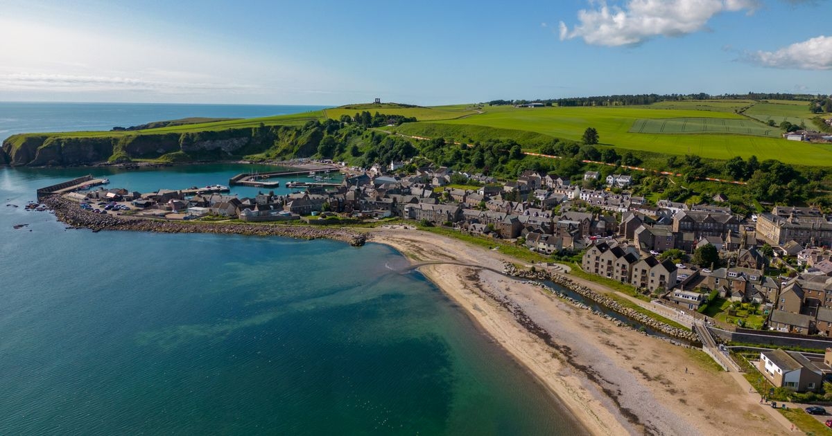 Coastal Scottish town famous for iconic chip shops and birthplace of deep fried Mars bar