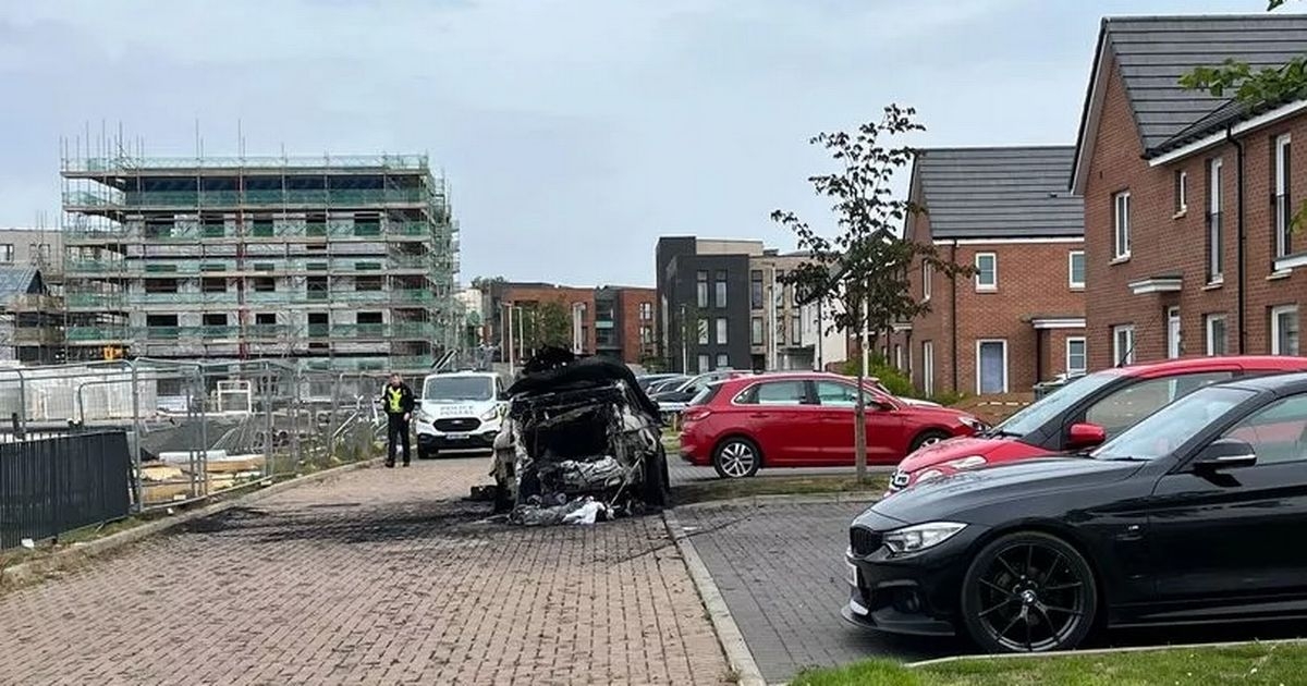 Edinburgh 'gangwar firebombing' as car burns outside home of Mark Richardson associate