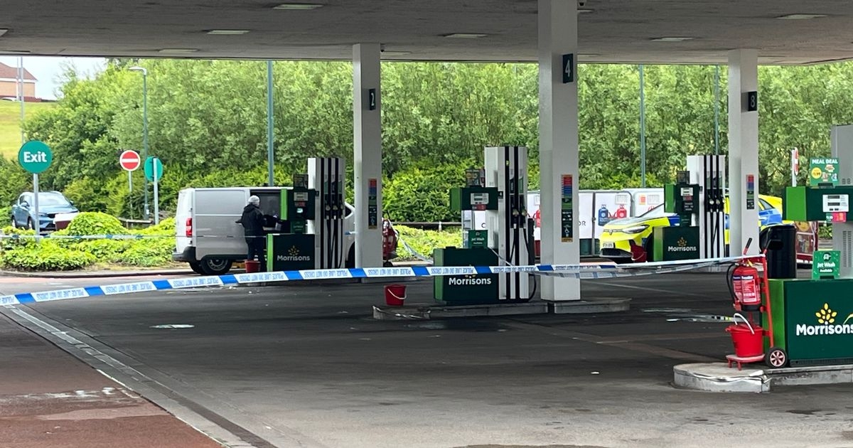 Morrisons petrol station robbed as man rushed to hospital in late-night incident