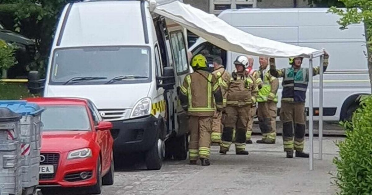 Scots flats locked down and man arrested after 'potentially hazardous materials' found