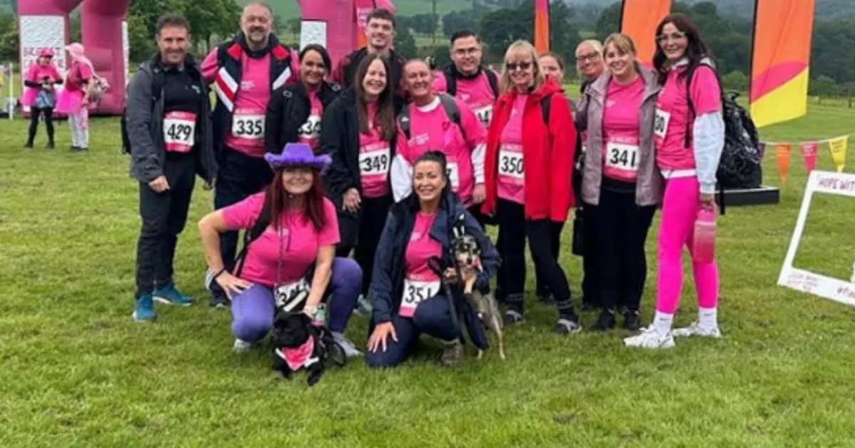 Lanarkshire tanning salon team complete challenge in memory of beloved colleague
