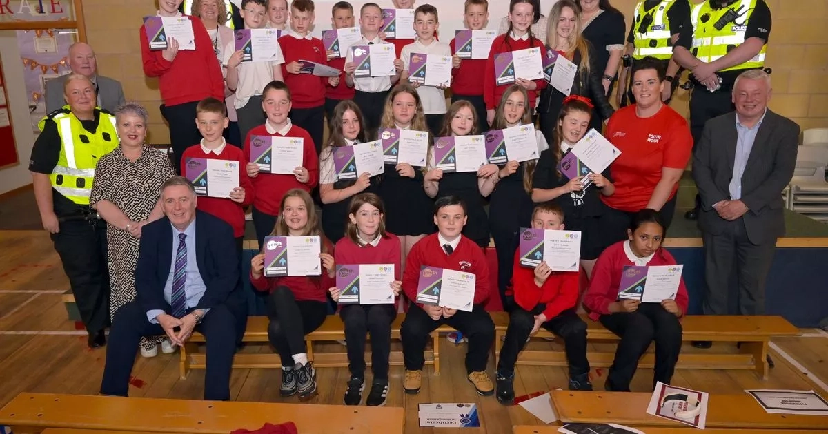 Kids at Shotts school gain top gong thanks to police initiative