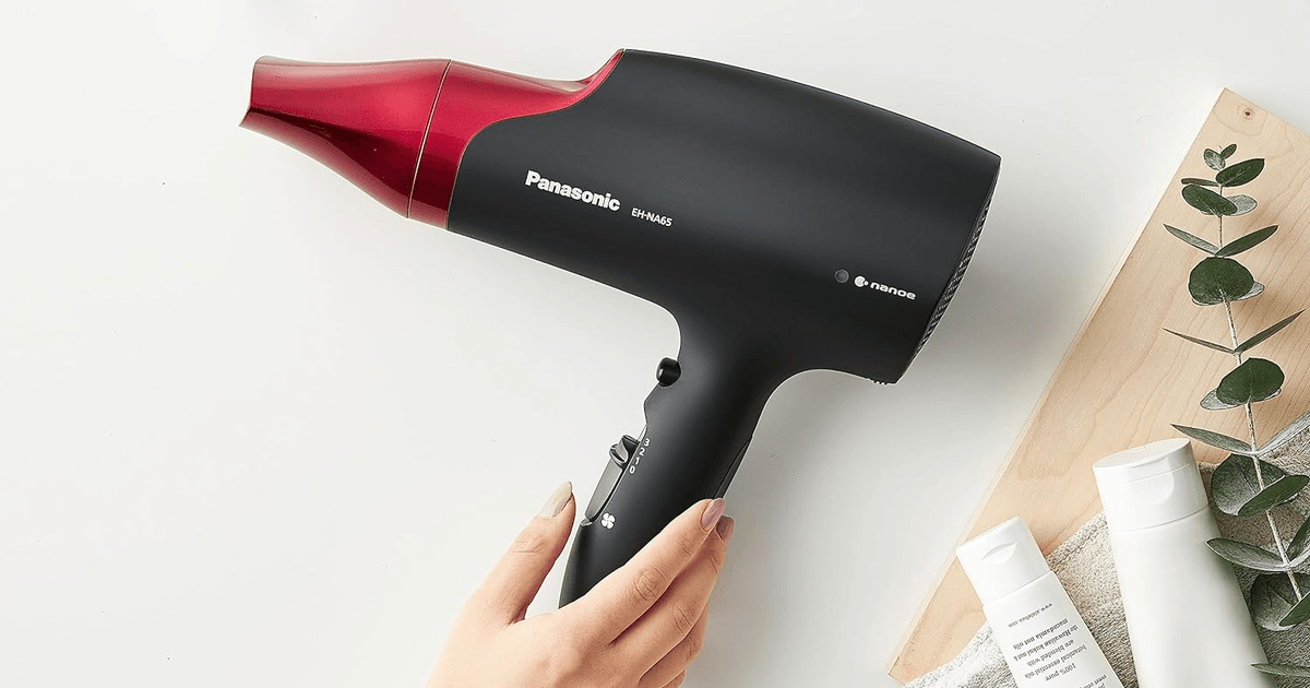 Panasonic hair dryer now 55% styles locks 'with no damage or fly aways'