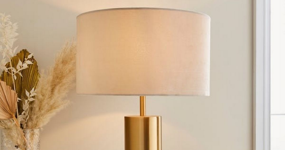 Dunelm's 'luxurious' touch lamp that gives the home 'a regal touch' 50% less