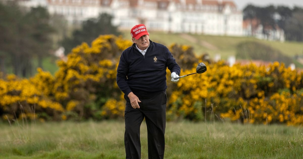 Donald Trump to make Open return case for Turnberry as US President flies into Scotland