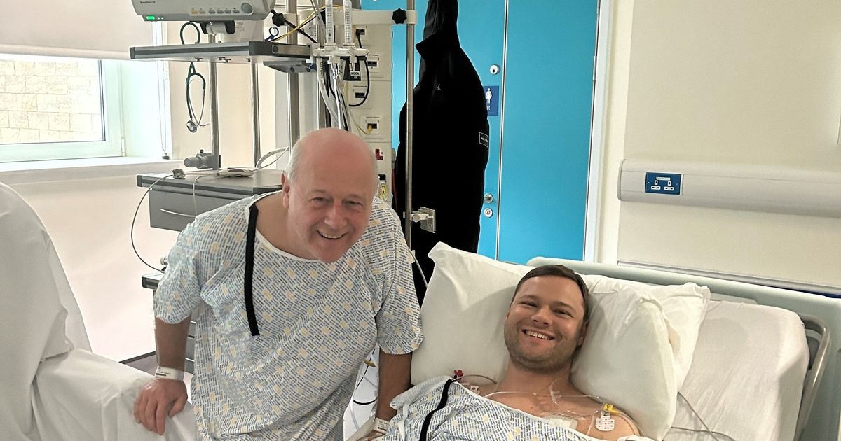 Scots dad donates kidney to give son 'second chance at life'