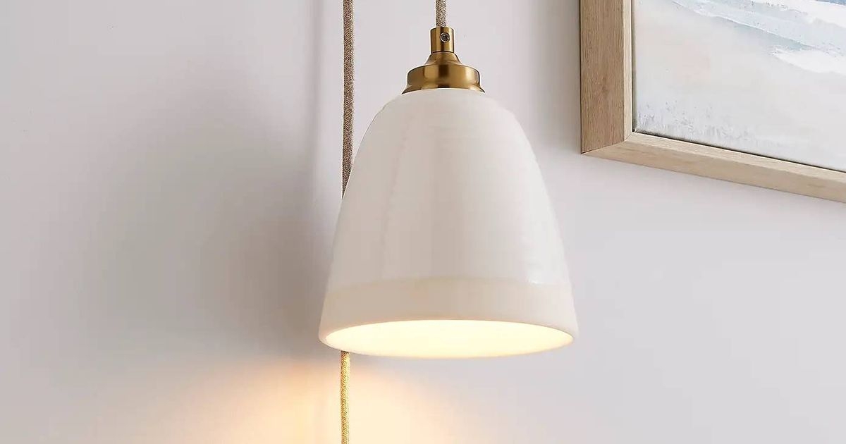 Dunelm shoppers love 'stylish' plug-in wall light that doesn't need an electrician