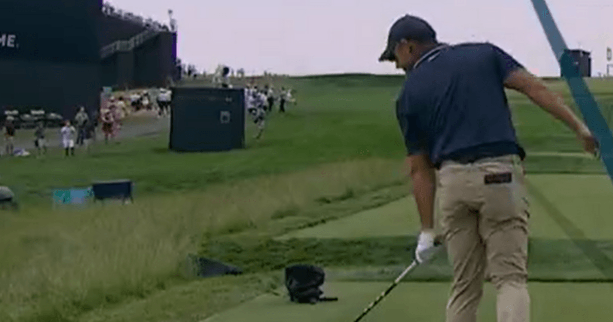 Rory McIlroy smashes tee marker and throws club in furious US Open meltdown as he issues three-word media snub