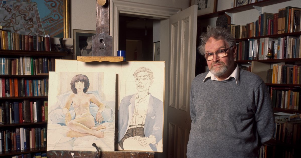 Celebrated Alasdair Gray artworks go on display for first time at Scottish museum
