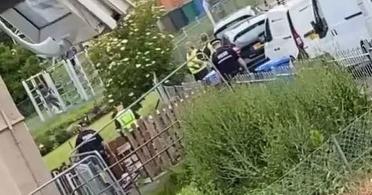 Man with knife reported in Scots play park as police launch probe
