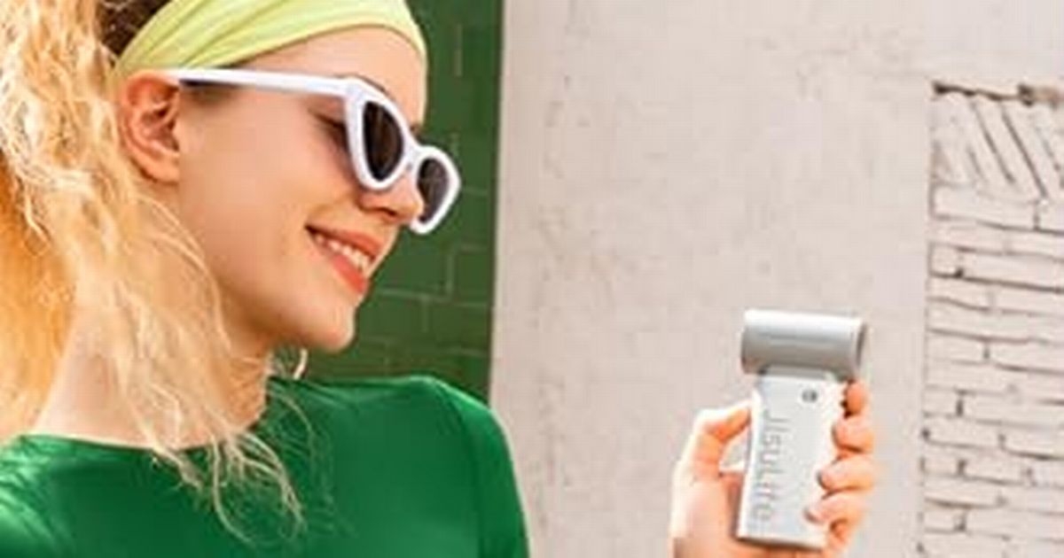 Shoppers rave over compact handheld fan that 'puts out more air than a big fan'