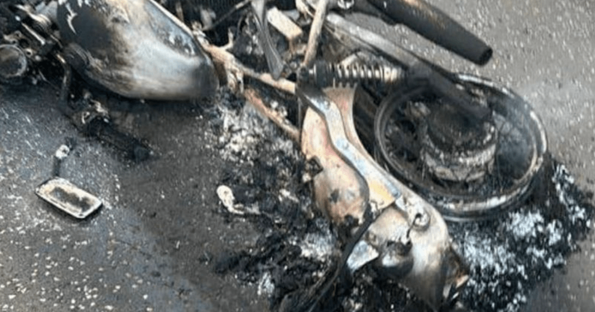 Scots biker fury after discovering stolen motorcycle 'torched within hours'