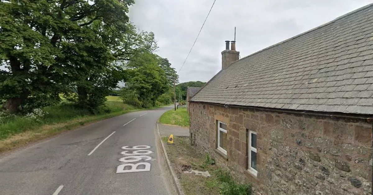 Biker dies in horror crash near Scots farmhouse