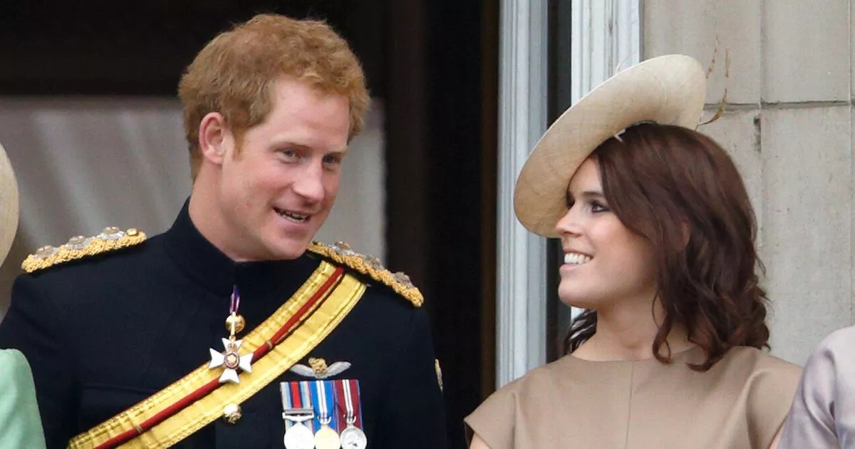 Prince Harry's 'brutal' question he whispered in Eugenie's ear at key event without Meghan