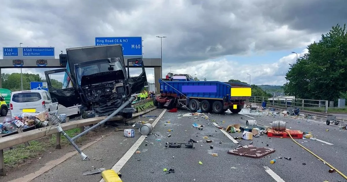 Major motorway shut nearly 24 hours after major eight-vehicle crash