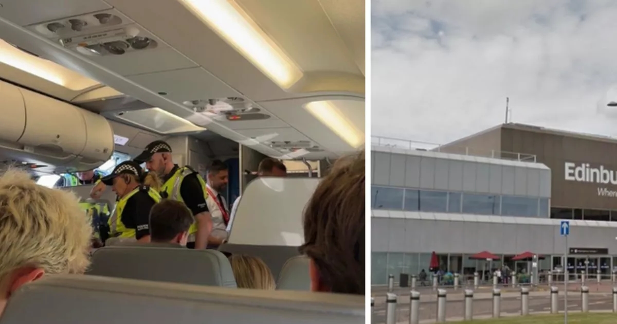 Ryanair flight mid-air chaos as Scots cops board Edinburgh plane and arrest OAP
