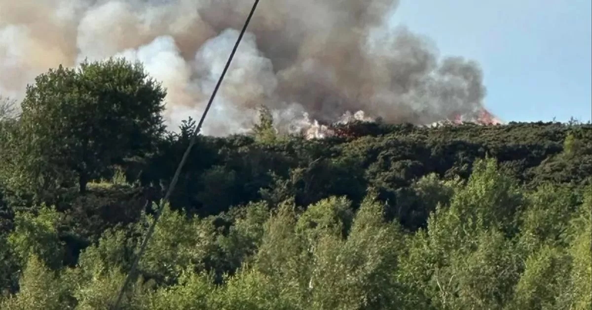 Crews continue to tackle wildfire in Perth as 'extreme' weather warning issued across Scotland