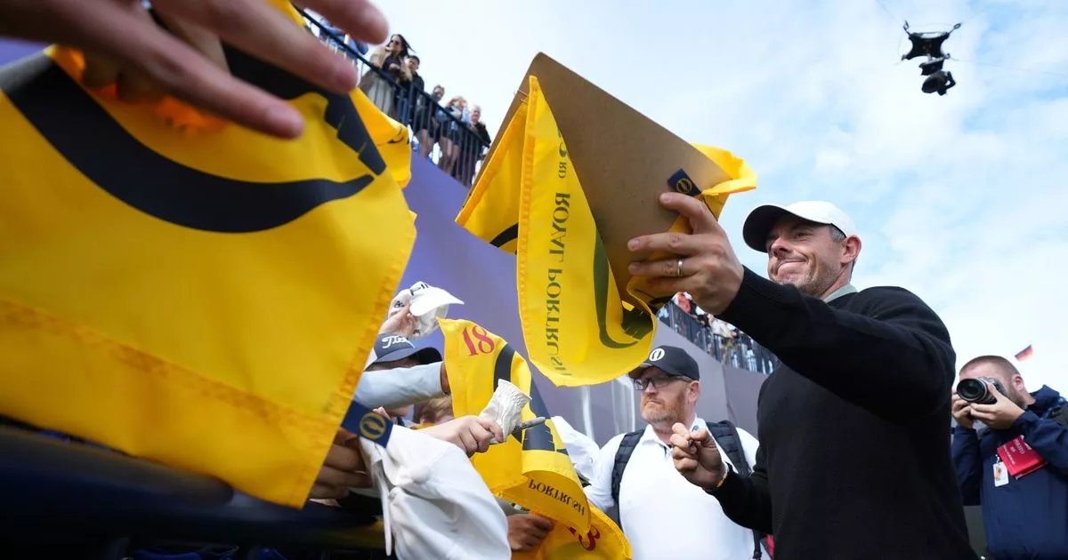 Incredible Open TV angle has golf fans giddy as stars react to world-first at Portrush
