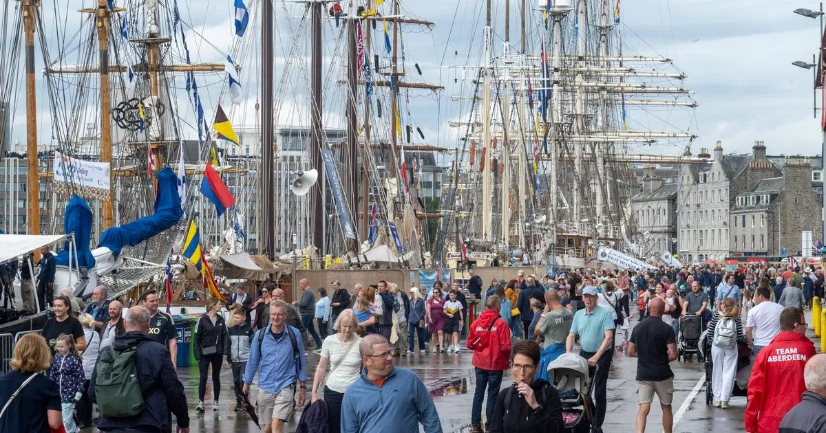Tall Ships Races Aberdeen set sail as visitors 'wowed' after Deacon Blue opening