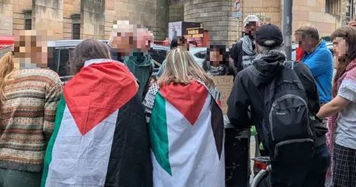 Man charged with terror offences after protesting outside Scots court