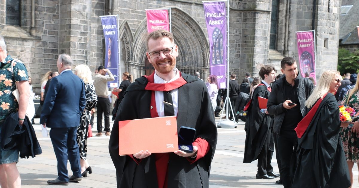 Paisley graduate who felt 'misplaced and misunderstood' wants to inspire others