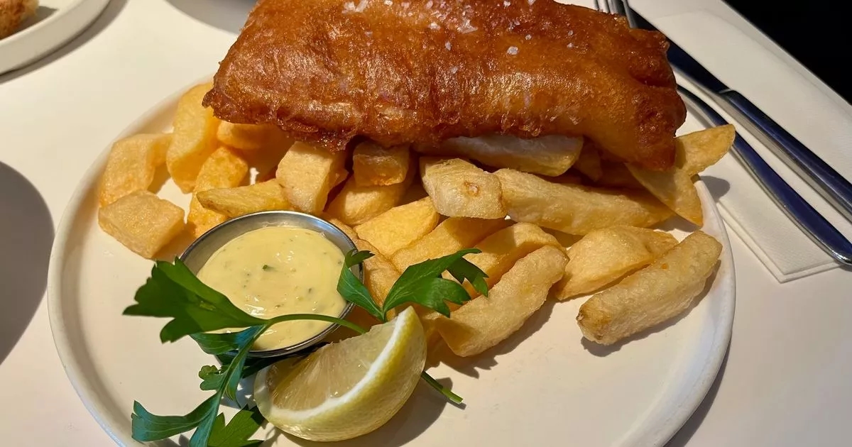 I tried posh £21 fish and chips that David Beckham ordered – 3 words sum it up