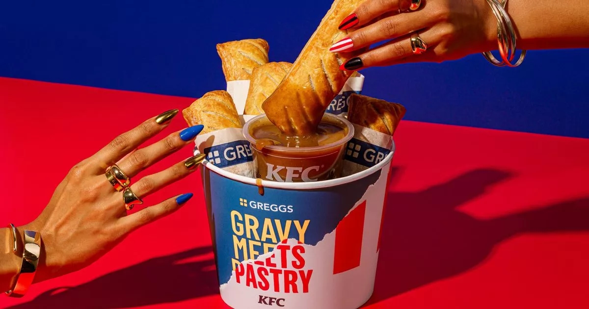 Greggs teams up with KFC for 'culinary crossover of the century' - and for some it's free