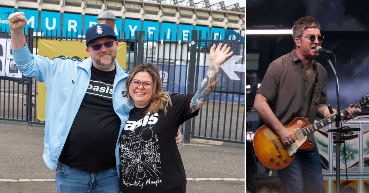 Oasis superfans spend £10k to see heroes in Edinburgh after flying from New York