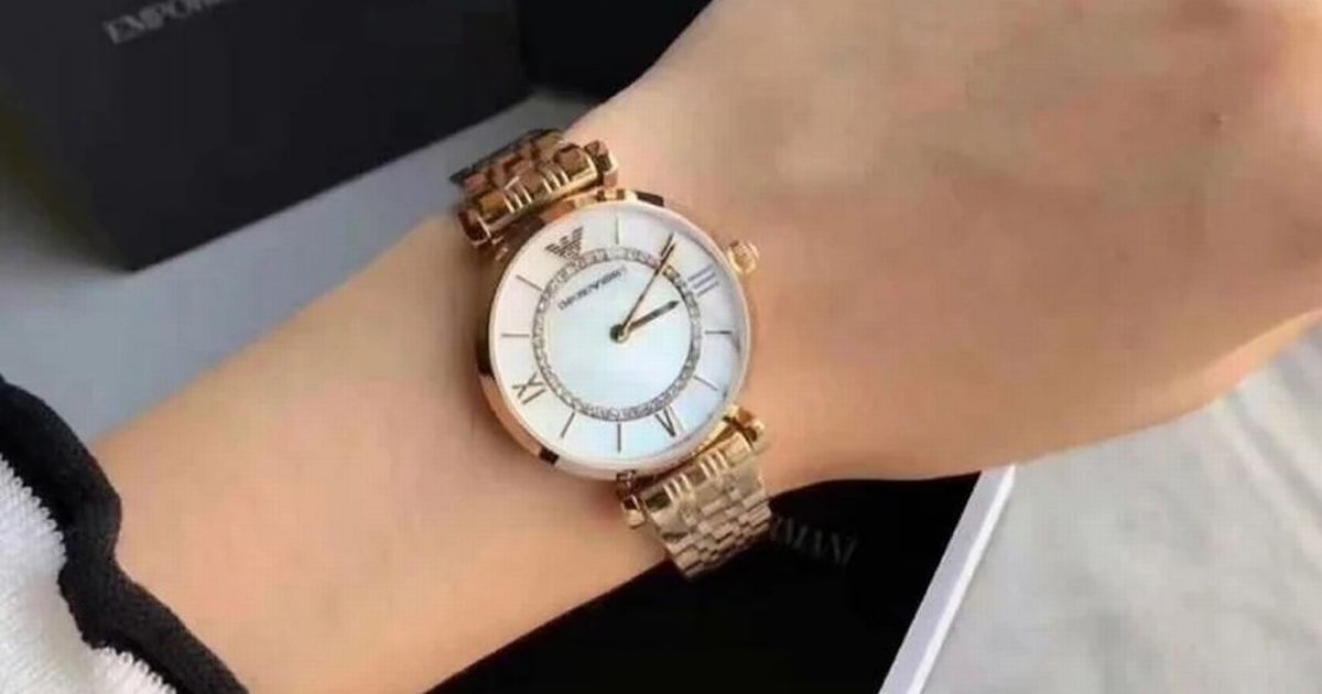 Emporio Armani watch that is 'perfect for smaller wrists' drops from £349 to £130