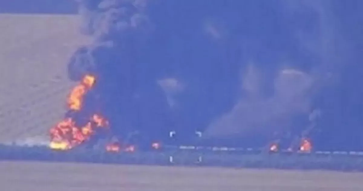 Ukraine 'destroys key Russian train' as 'nothing left alive' in massive blow to Putin