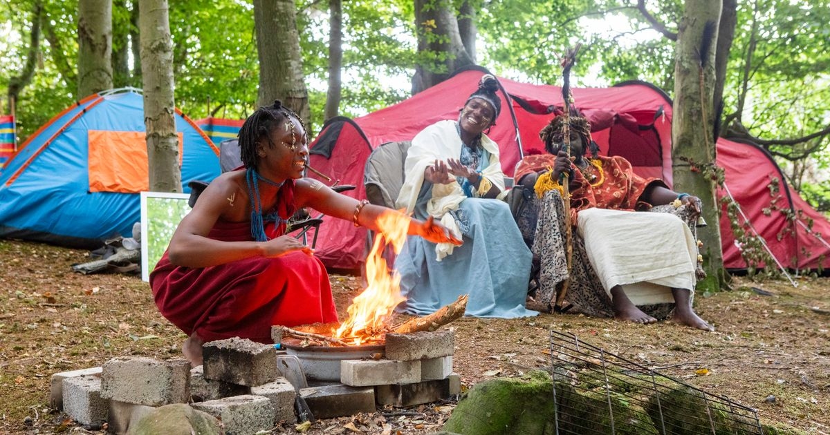 'Lost African tribe' set up home in Scots woodlands as locals left baffled