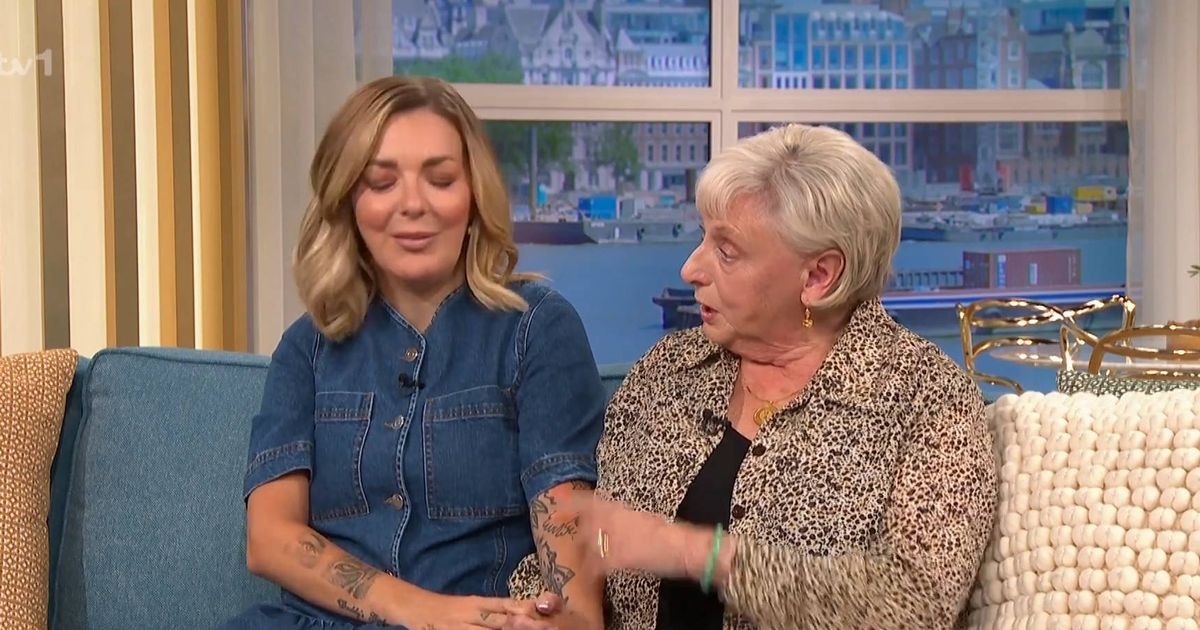 Sheridan Smith moved to tears as mum she plays in ITV drama praises her live on air