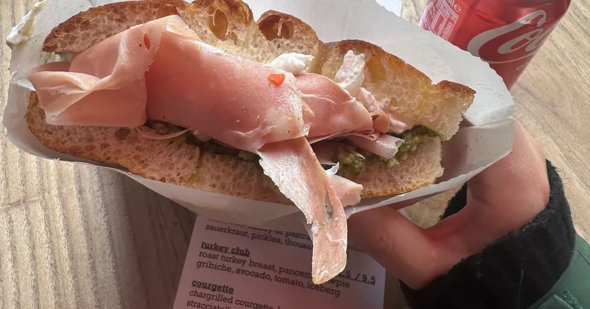 'I tried Edinburgh's trendiest sandwich shop and couldn't believe the portions'