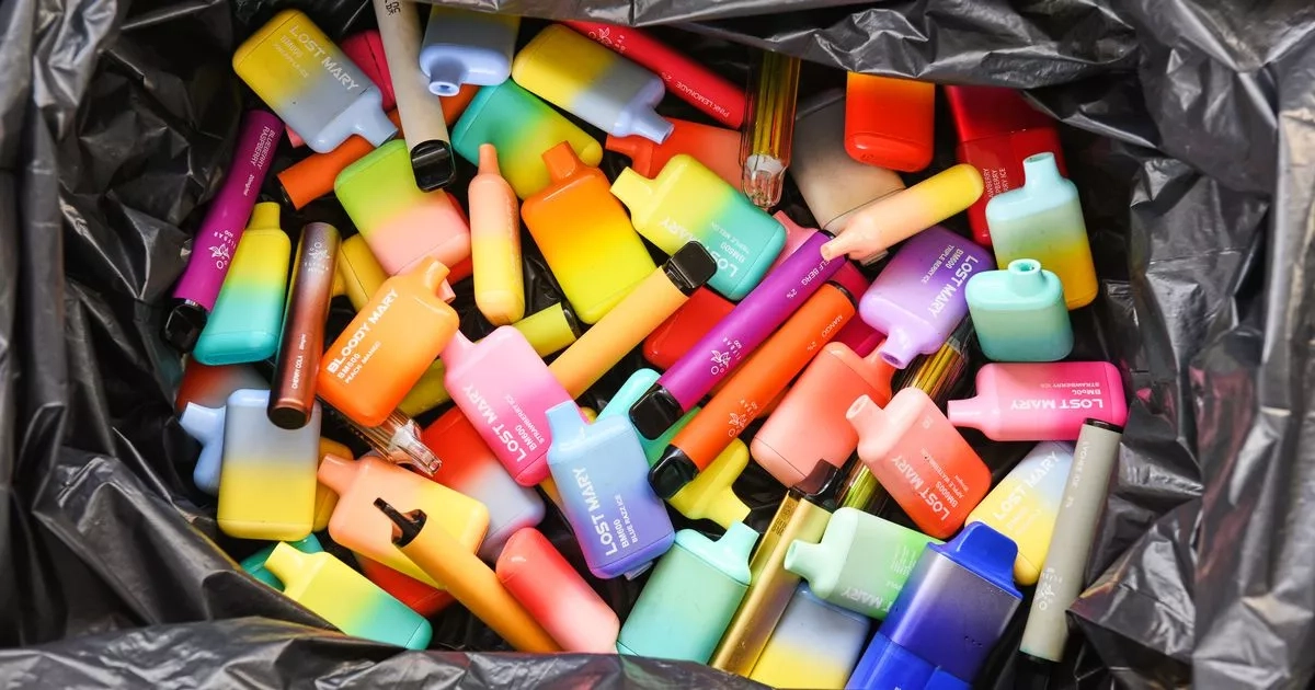 Why you should never bin disposable vapes and how it could cost you £600