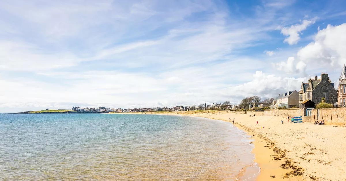 The stunning Scottish beach with cosy pub by the sand perfect for family day out