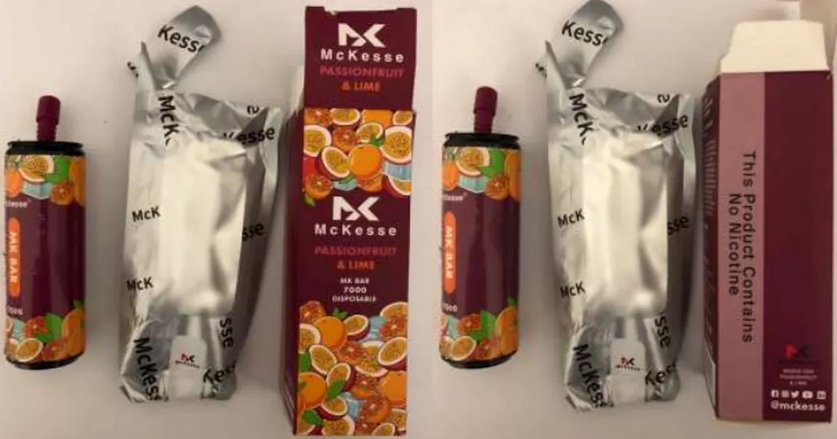HSE issues stark warning over three vapes that falsely claim to be nicotine-free
