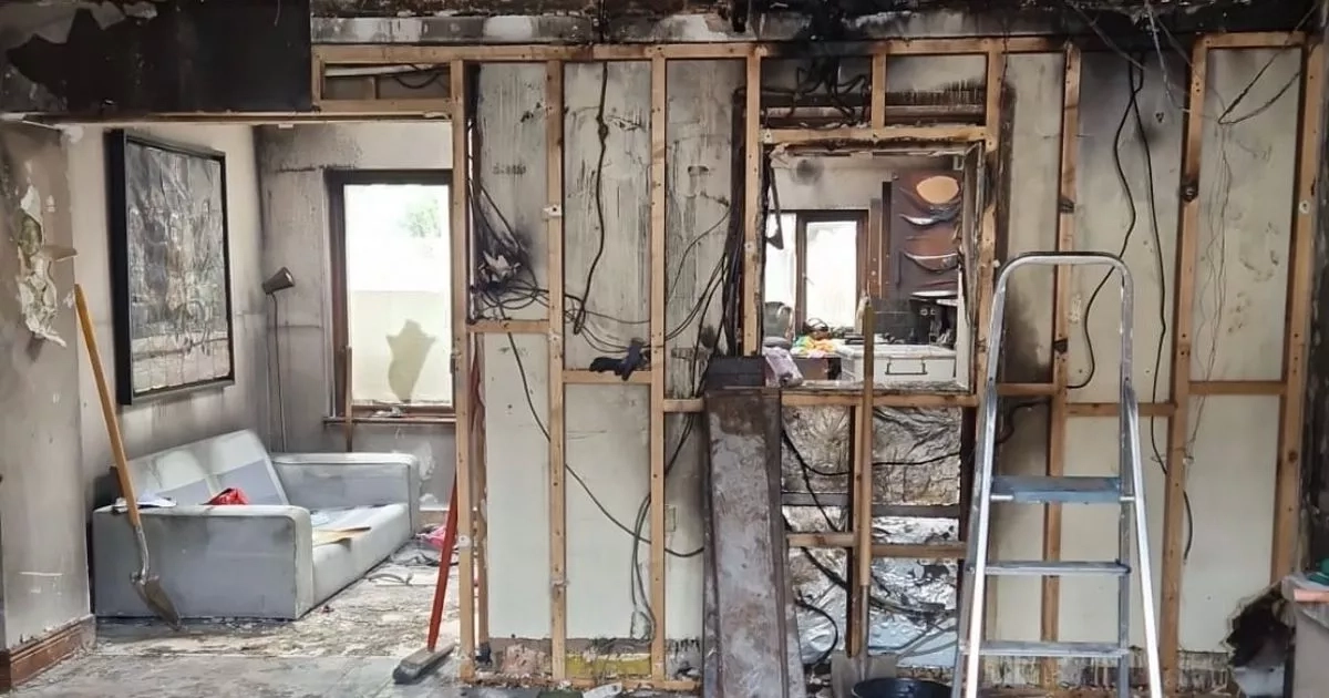 Community rallies to rebuild Dublin family's home that was destroyed in mistaken identity firebomb attack