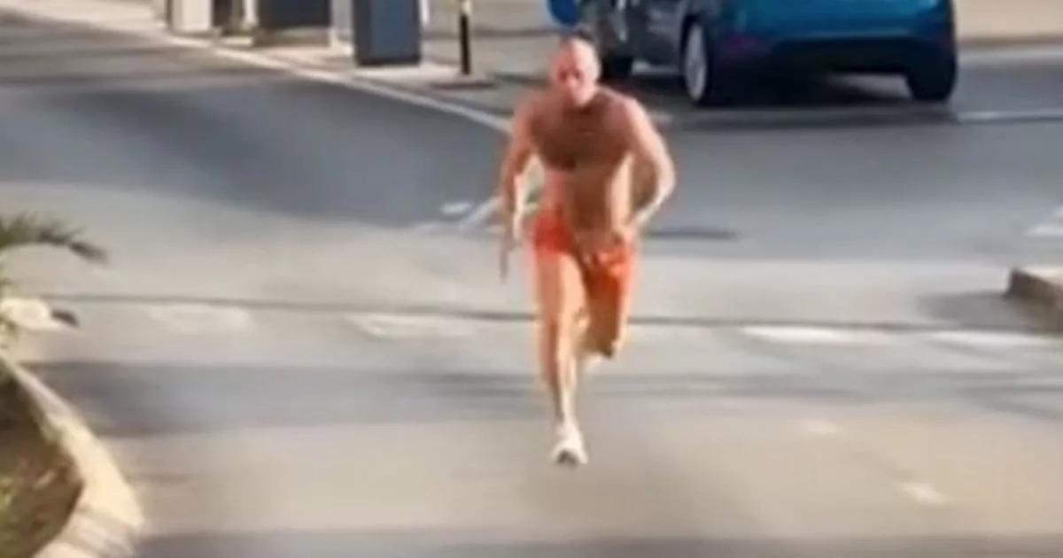 Conor McGregor stuns local residents on holiday with Dee Devlin as he disrupts traffic