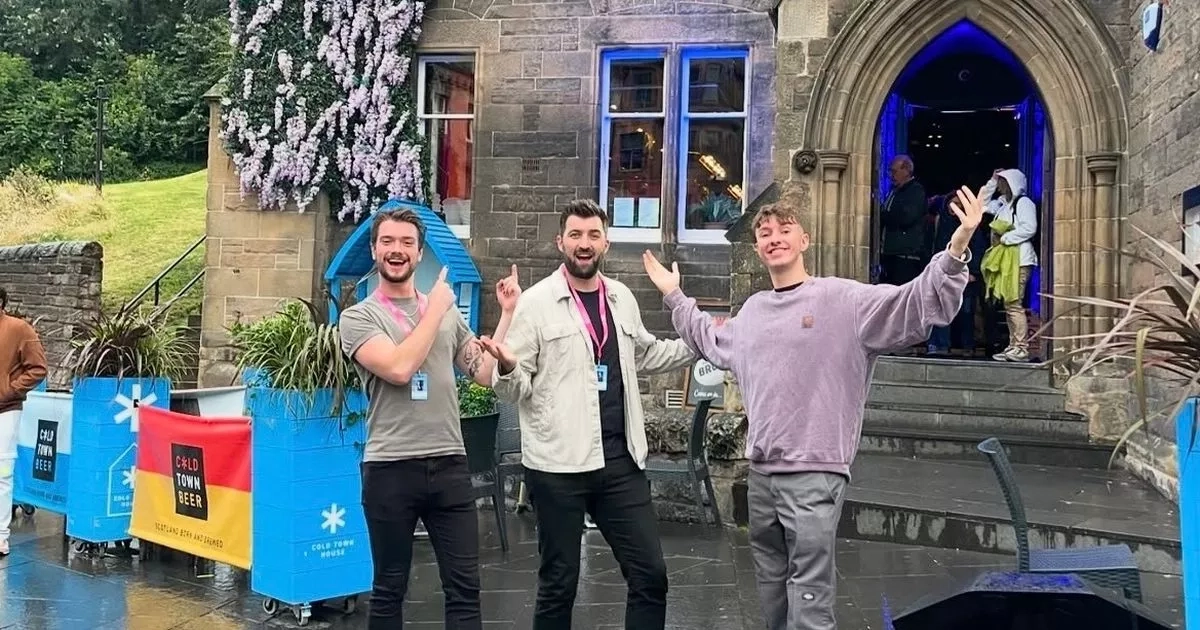 'We are just three Edinburgh friends - now we are going all the way to Glastonbury'