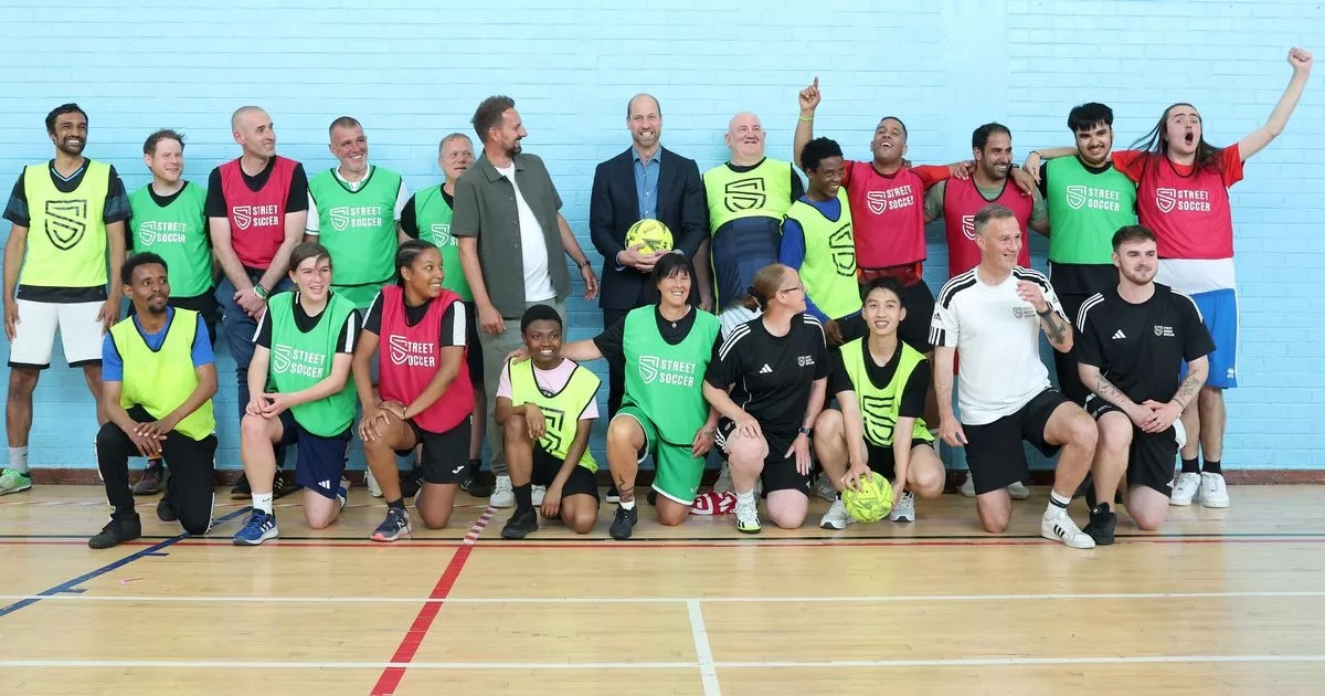Prince William nods to ex-Hibs star during Edinburgh visit to back homeless charity