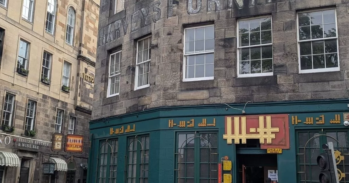 Popular Edinburgh Old Town pub transformed as filming gets underway in capital
