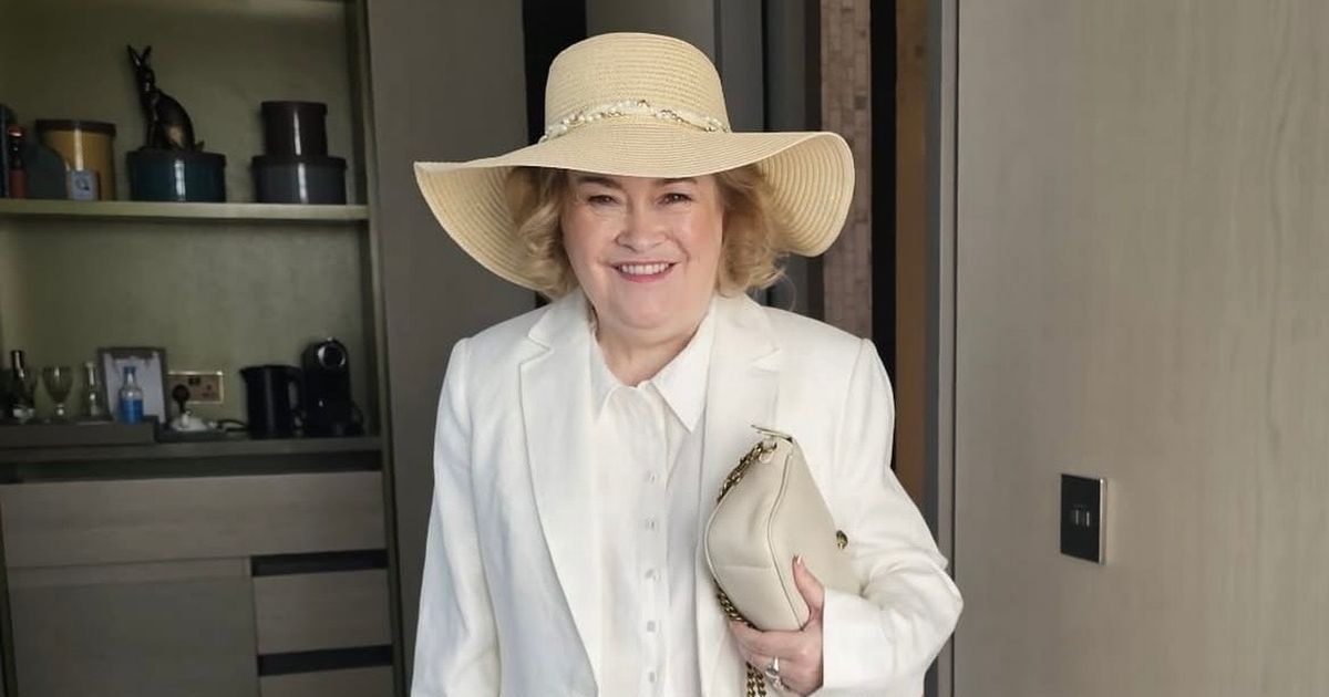 West Lothian BGT singer Susan Boyle spotted out as fans all say the same thing