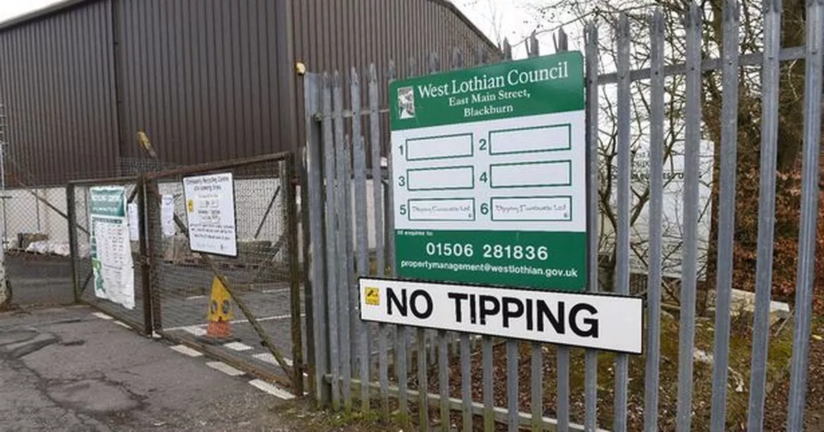 West Lothian considers relaxing rules on access for vans at recycling centres