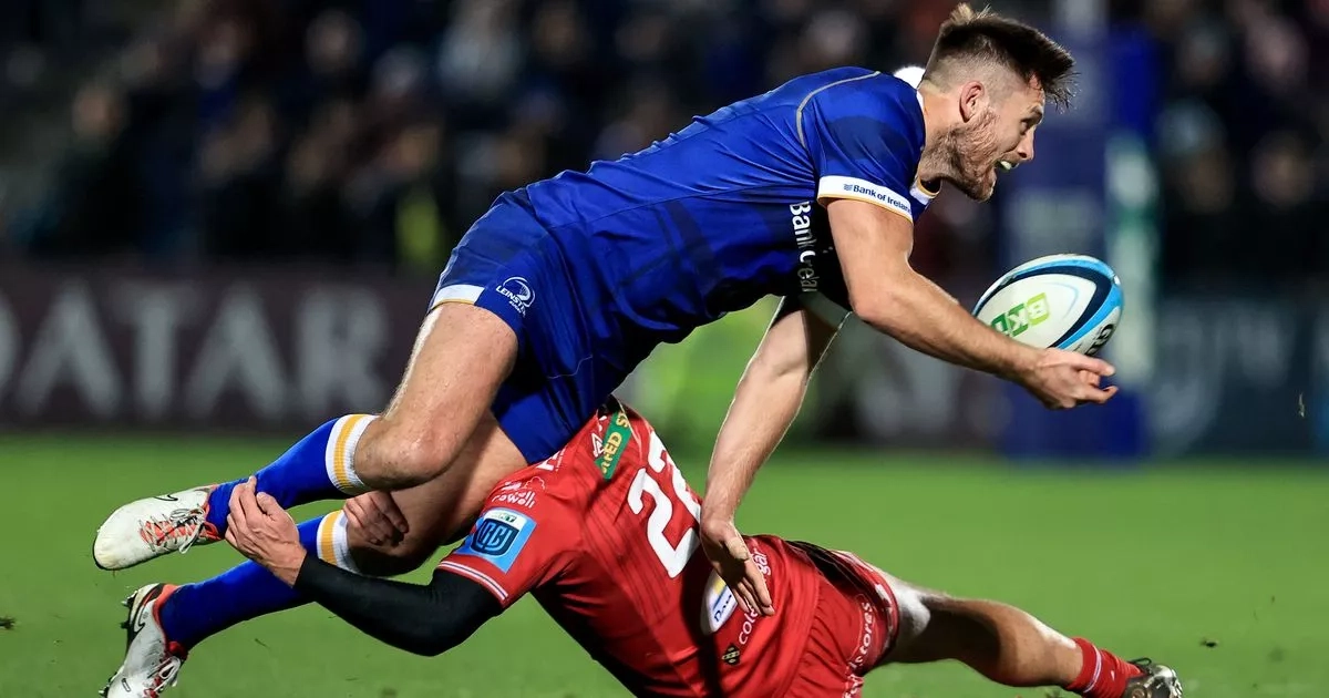 What time and TV channel is Scarlets v Leinster on in the URC today